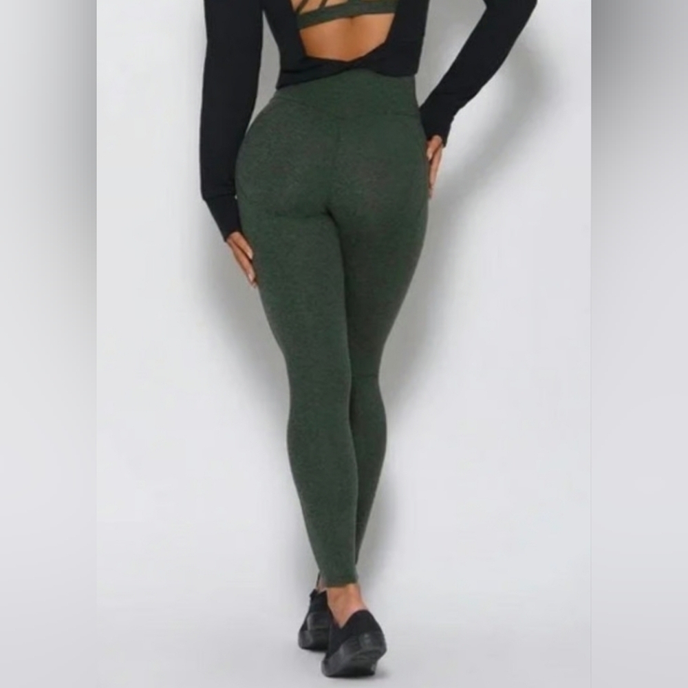 Bombshell Sportswear Sculpt Leggings Cypress Green Size M